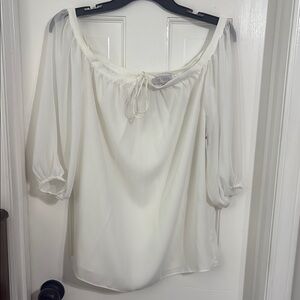 Elegant White Women's Top